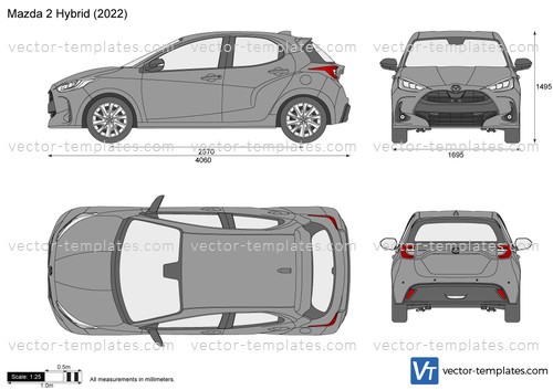Templates - Cars - Mazda - Mazda 2 Hybrid