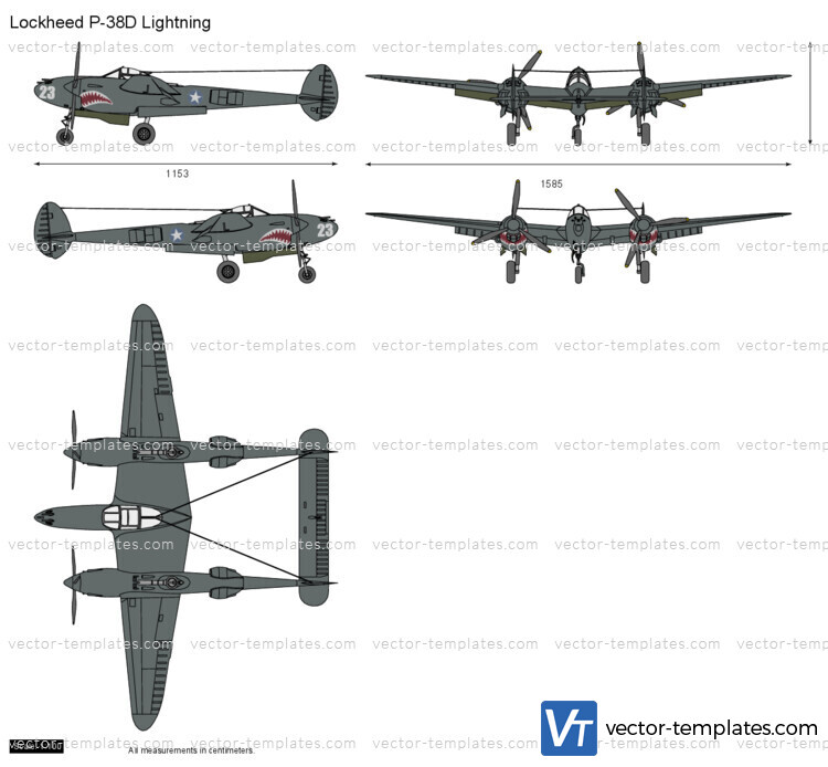 Lockheed P-38D Lightning