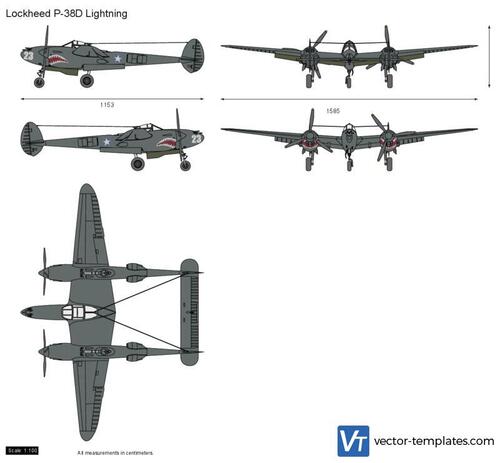 Lockheed P-38D Lightning