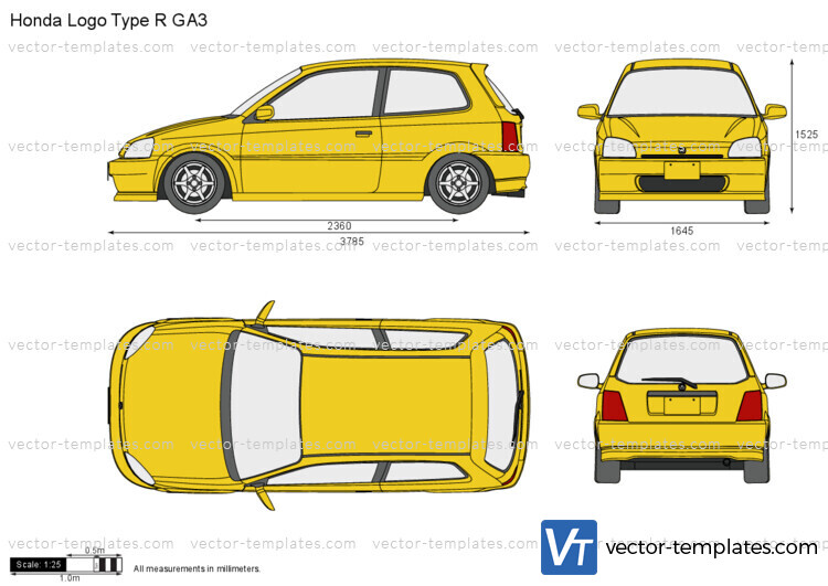 Honda Logo Type R GA3