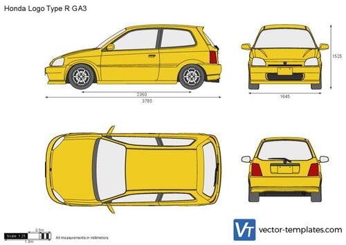 Honda Logo Type R GA3