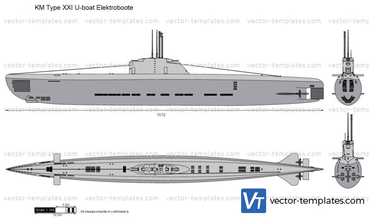 KM Type XXI U-boat Elektroboote