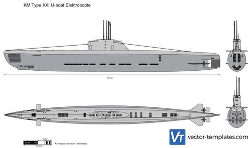 KM Type XXI U-boat Elektroboote