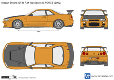 Nissan Skyline GT-R R34 Top Secret G-FORCE