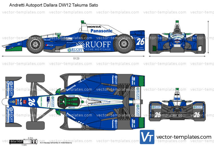 Andretti Autoport Dallara DW12 Takuma Sato