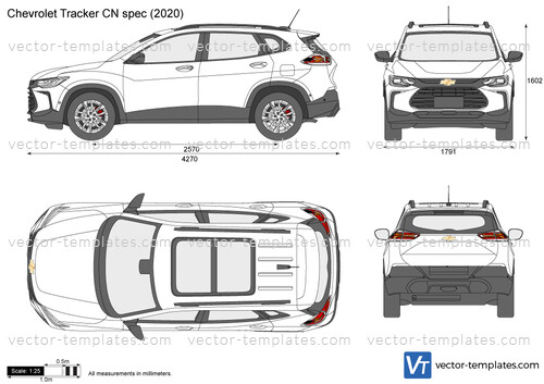 Chevrolet Tracker CN spec