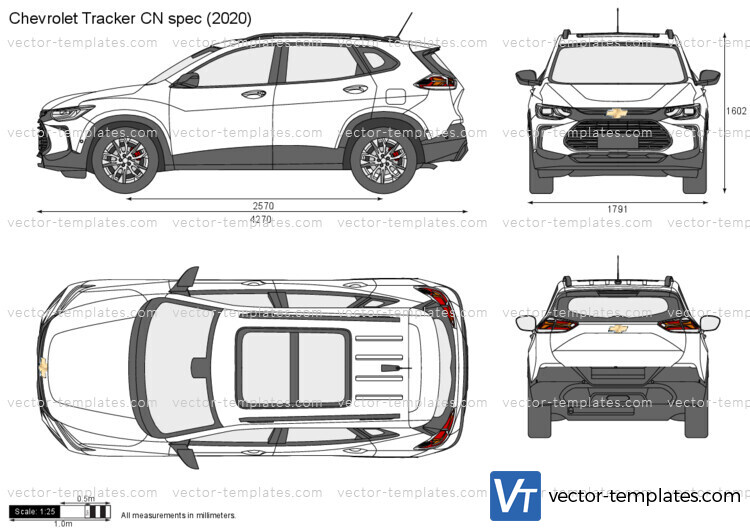 Chevrolet Tracker CN spec