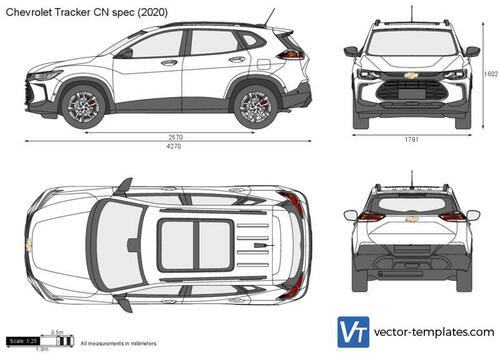 Chevrolet Tracker CN spec