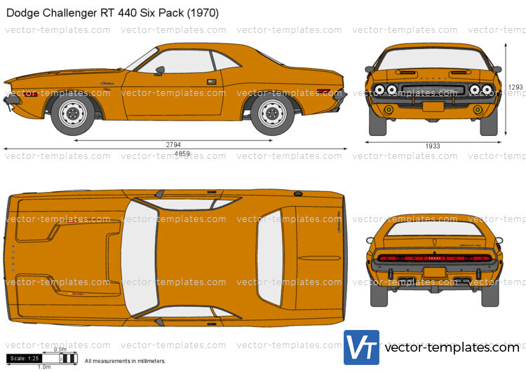 Dodge Challenger RT 440 Six Pack