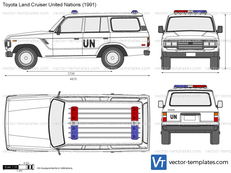 Toyota Land Cruiser United Nations