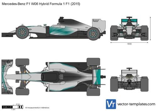 Mercedes-Benz F1 W06 Hybrid Formula 1 F1