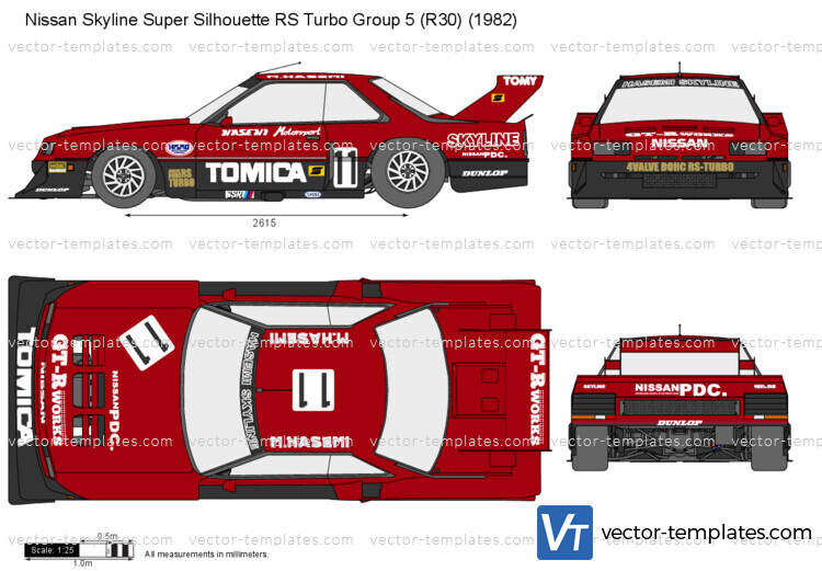 Nissan Skyline Super Silhouette RS Turbo Group 5 (R30)