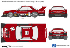 Nissan Skyline Super Silhouette RS Turbo Group 5 (R30)