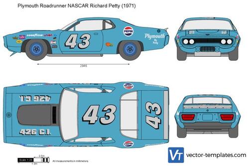 Plymouth Roadrunner NASCAR Richard Petty