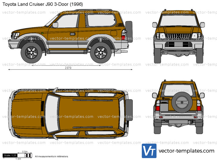 Toyota Land Cruiser J90 3-Door