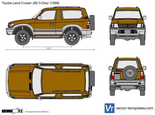 Toyota Land Cruiser J90 3-Door