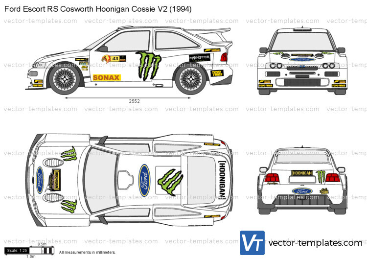 Ford Escort RS Cosworth Hoonigan Cossie V2