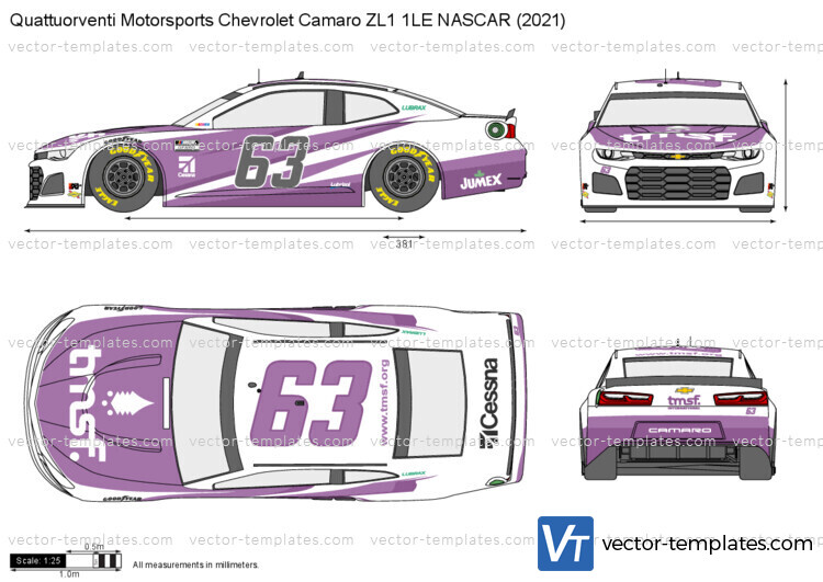 Quattuorventi Motorsports Chevrolet Camaro ZL1 1LE NASCAR