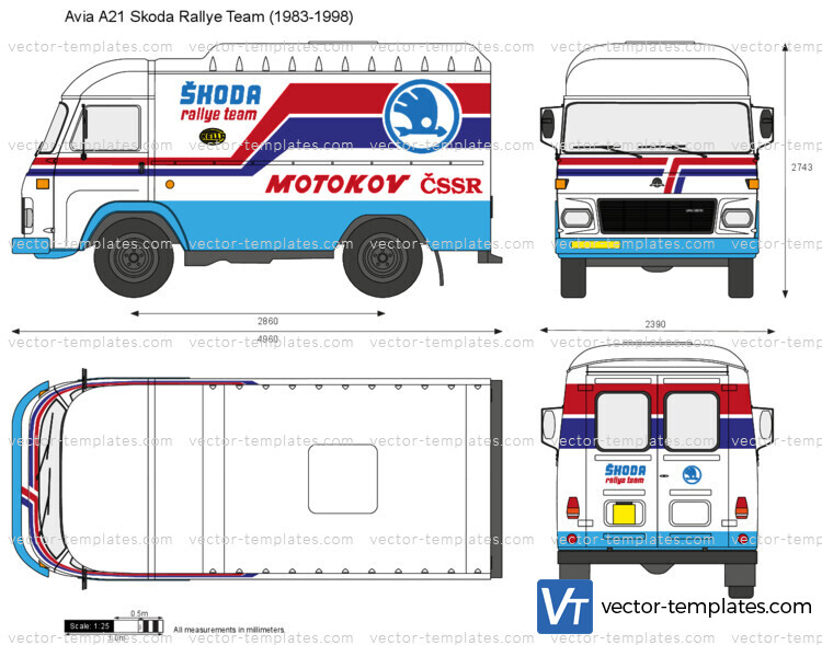 Avia A21 Skoda Rallye Team