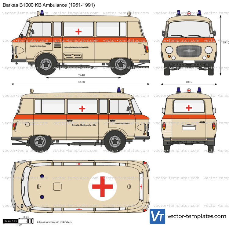 Barkas B1000 KB Ambulance