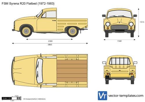 FSM Syrena R20 Flatbed