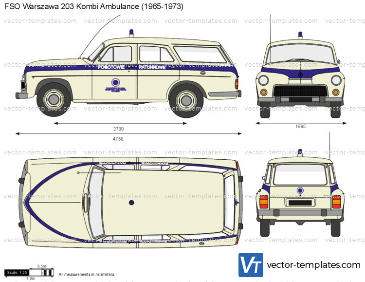 FSO Warszawa 203 Kombi Ambulance