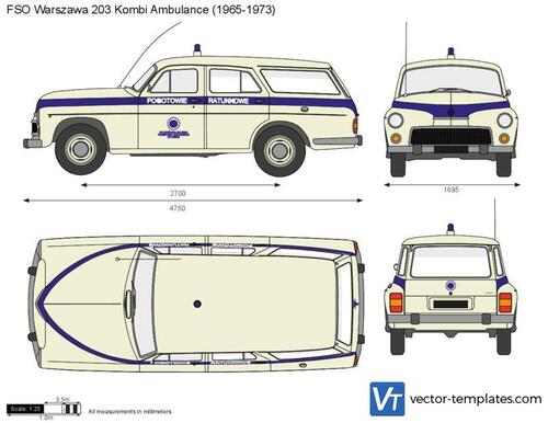FSO Warszawa 203 Kombi Ambulance