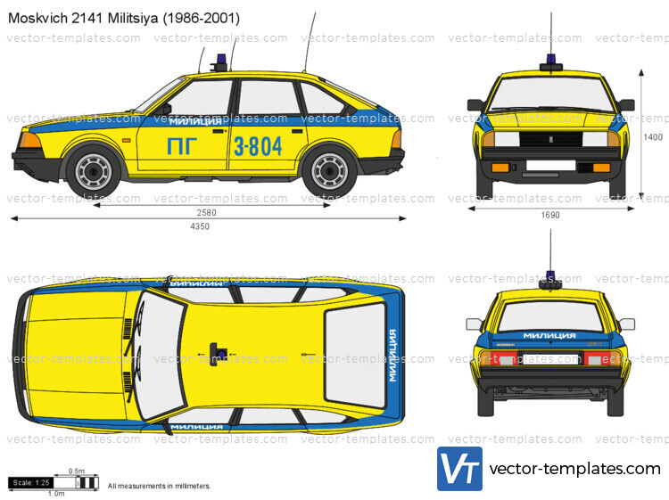 Moskvich 2141 Militsiya