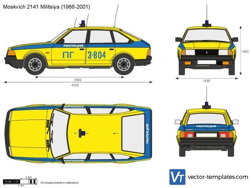 Moskvich 2141 Militsiya