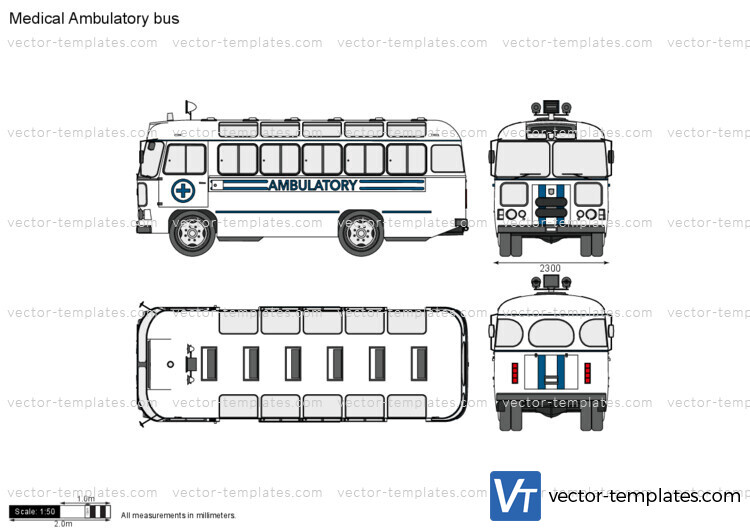 Medical Ambulatory bus