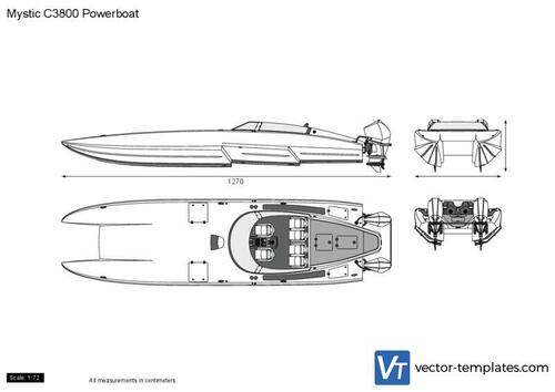 Mystic C3800 Powerboat