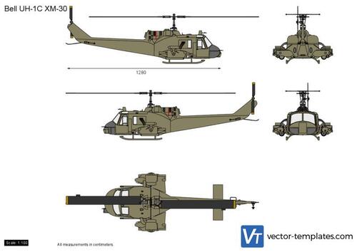 Bell UH-1C XM-30