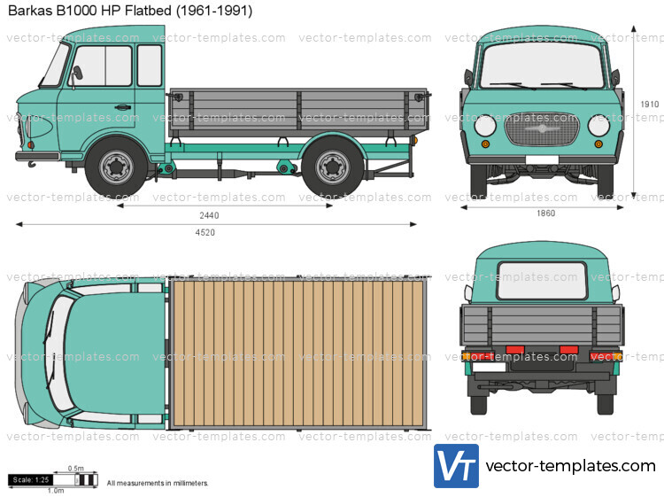 Barkas B1000 HP Flatbed