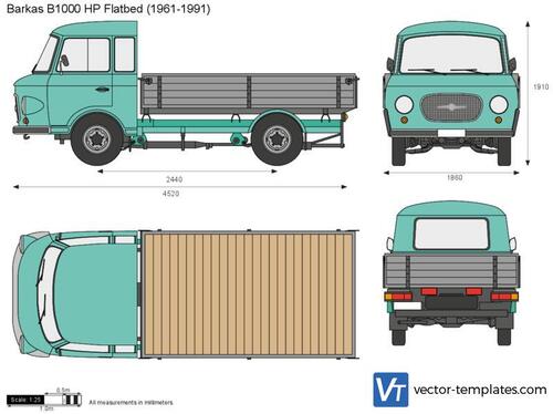 Barkas B1000 HP Flatbed