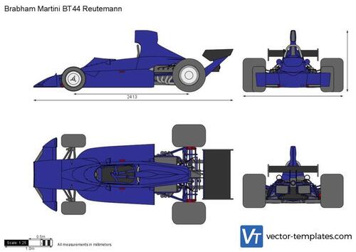 Brabham Martini BT44 Reutemann