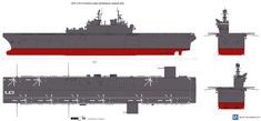 USS LHA-6 America class amphibious assault ship