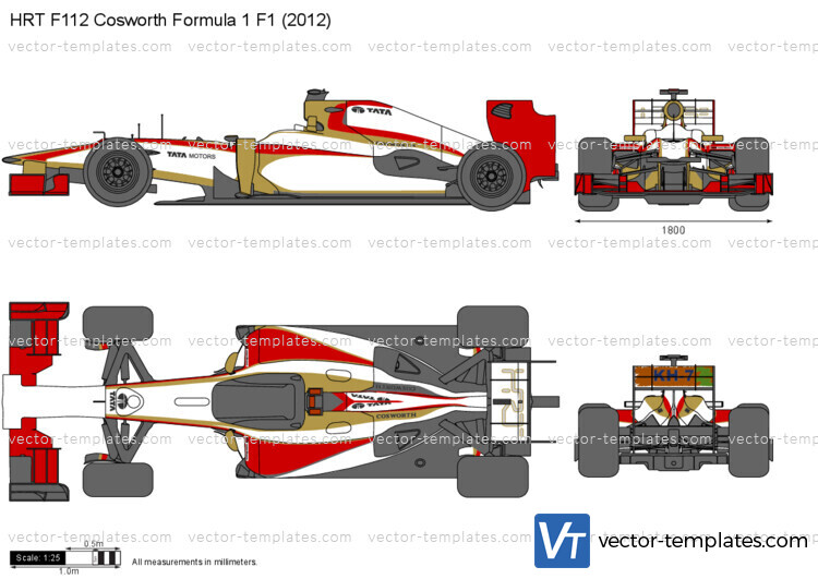 HRT F112 Cosworth Formula 1 F1