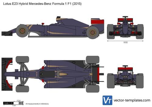 Lotus E23 Hybrid Mercedes-Benz Formula 1 F1