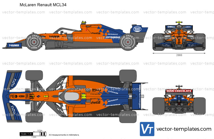 McLaren Renault MCL34 Formula 1