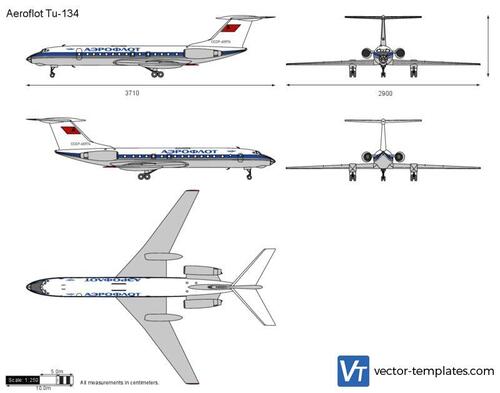 Aeroflot Tu-134