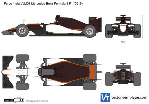 Force India VJM08 Mercedes-Benz Formula 1 F1