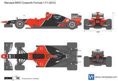 Marussia MR01 Cosworth Formula 1 F1