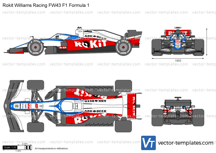 Rokit Williams Racing FW43 F1 Formula 1