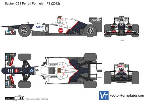 Sauber C31 Ferrari Formula 1 F1