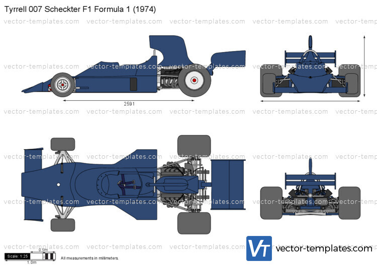 Tyrrell 007 Scheckter F1 Formula 1