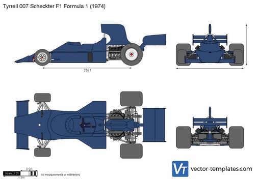 Tyrrell 007 Scheckter F1 Formula 1