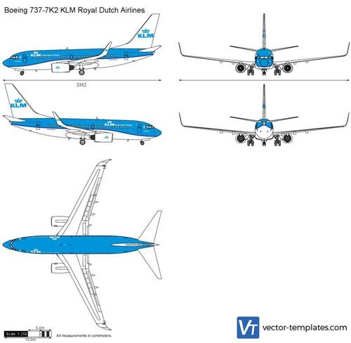 Boeing 737-7K2 KLM Royal Dutch Airlines