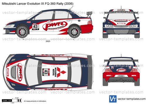 Mitsubishi Lancer Evolution IX FQ-360 Rally