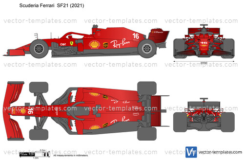 Scuderia Ferrari SF21 F1 Formula 1
