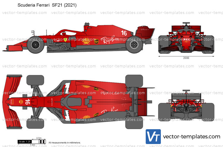 Scuderia Ferrari SF21 F1 Formula 1